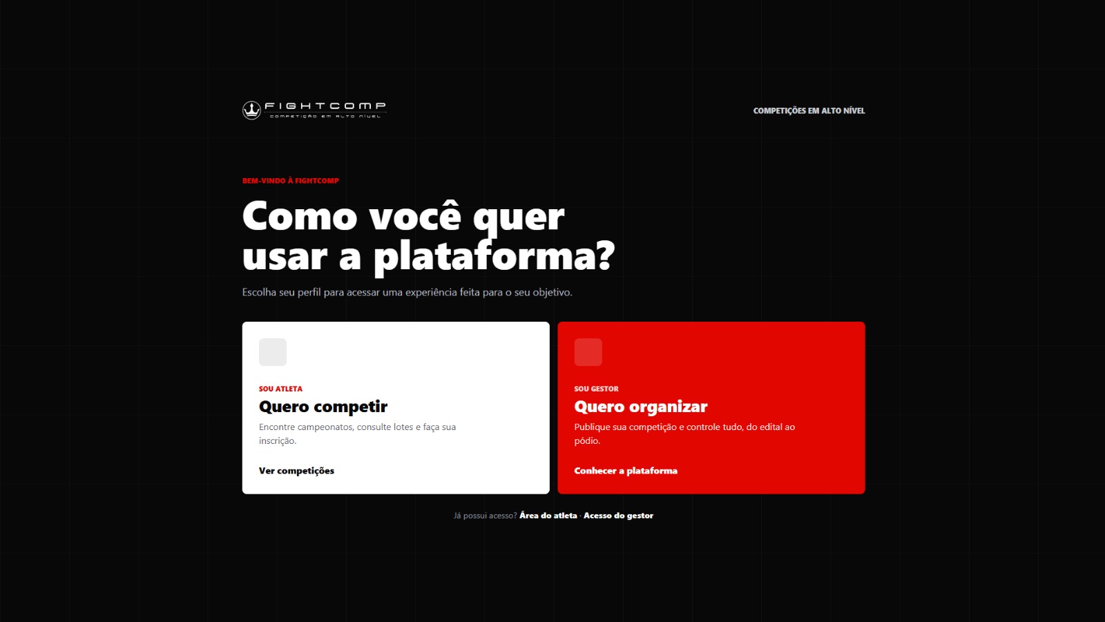 Projeto FightComp